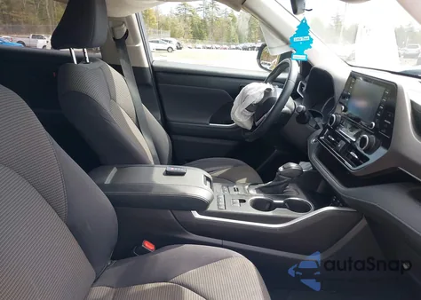 2022 Toyota Highlander Le from USA, damaged, VIN 5TDBZRBH2NS206348